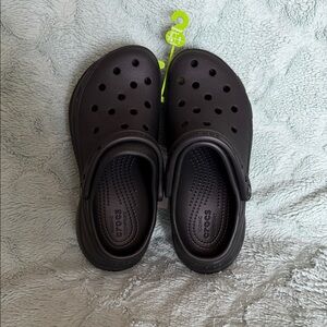 NWT CROCS Women's Black Bae Clog Shoes